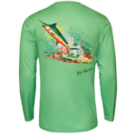 Performance Shirt - Rasta Marlin Green