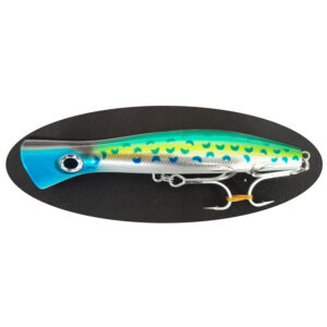 Popper blue& black head / green body 118g