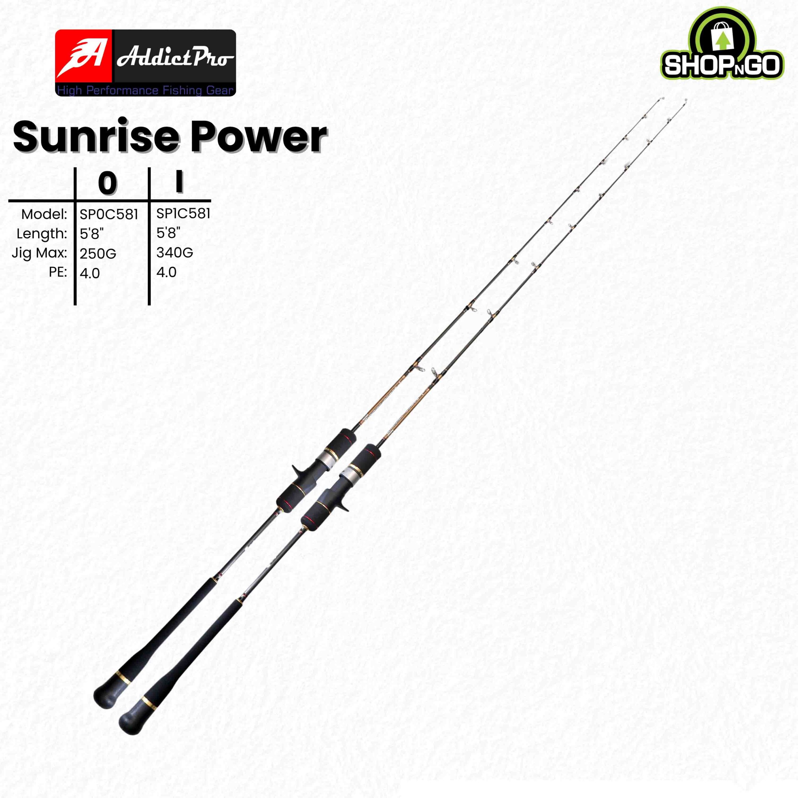Fishing Rod - Sunrise Power 0 and 1