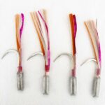 Addict Pro tuna hook 1# - Skirted with Flash for Big Game Strikes