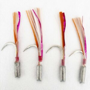 Addict Pro tuna hook 1# - Skirted with Flash for Big Game Strikes