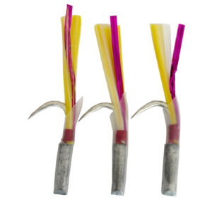 Addict Pro tuna hook 1# - Skirted with Flash for Big Game Strikes